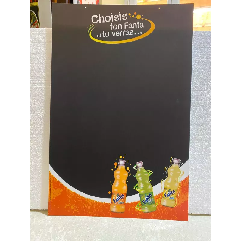 ARDOISE  FANTA EN PLEXI 56CM X38CM