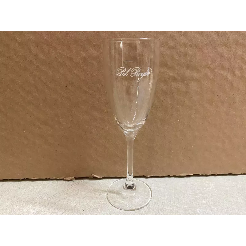 3 FLUTES CHAMPAGNE POL ROGER 10CL HT 18CM