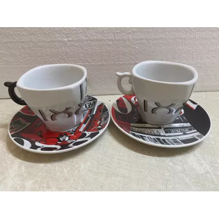 6 TASSES A CHOCOLAT FOLLIET 1880   22CL + 6 SOUS TASSES