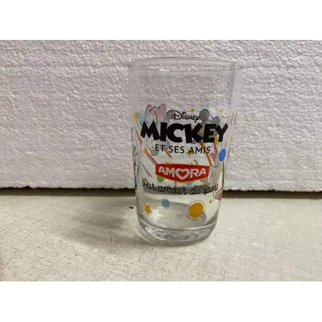 1 VERRE  AMORA MICKEY ET SES AMIS  HT 10CM