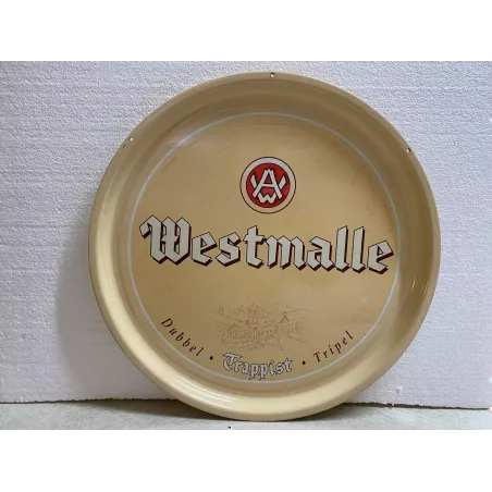 PLATEAU  WESTMALLE  EN TOLE DIAMETRE 40CM