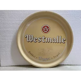 PLATEAU  WESTMALLE  EN TOLE DIAMETRE 40CM