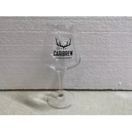 1 VERRE CARIBREW 25CL HT 19.80CM     BRASSERIE  LYONNAISE