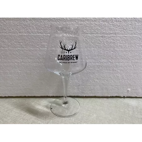 1 VERRE CARIBREW 25CL HT 19.80CM     BRASSERIE  LYONNAISE