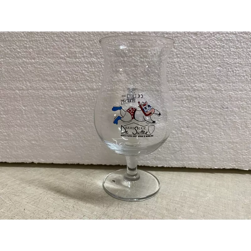 1 VERRE BRASSERIE DE SUTTER 25CL HT 15.50CM 1 VERRE BRASSERIE DE SUTTER 25CL HT 15.50CM