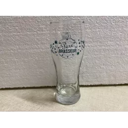 1 VERRE PERE  BRASSEUR  25CL HT 16CM