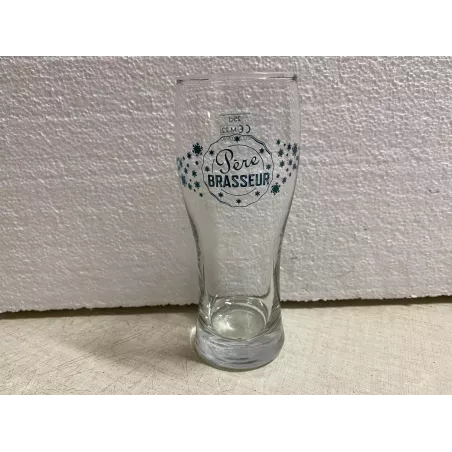 1 VERRE PERE  BRASSEUR  25CL HT 16CM
