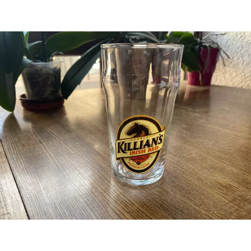 1 VERRE GEORGE KILLIANS 50CL HT 14.20CM 1 VERRE GEORGE KILLIANS 50CL HT 14.20CM