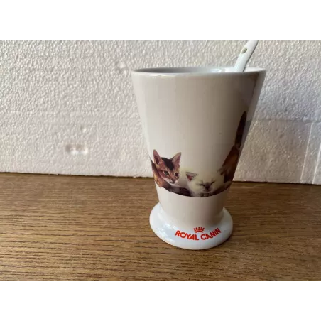 1 TASSE  ROYAL-CANIN HT 11.50CM  AVEC SA CUILLERE
