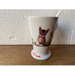 1 TASSE  ROYAL-CANIN HT 11.50CM  AVEC SA CUILLERE