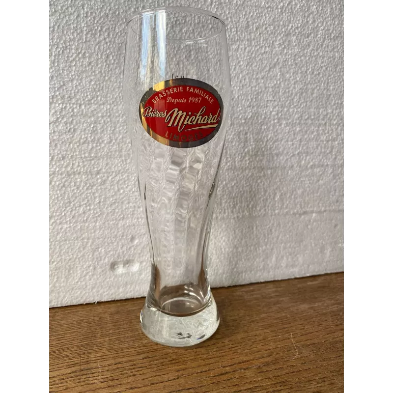 1 VERRE BIERES MICHARD 30CL HT 20.40CM LIMOGES 1 VERRE BIERES MICHARD 30CL HT 20.40CM LIMOGES