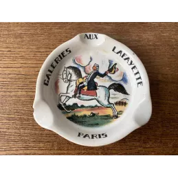 CENDRIER  GALERIES  AUX LAFAYETTE PARIS  DIAMETRE 12CM