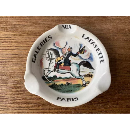 CENDRIER  GALERIES  AUX LAFAYETTE PARIS  DIAMETRE 12CM