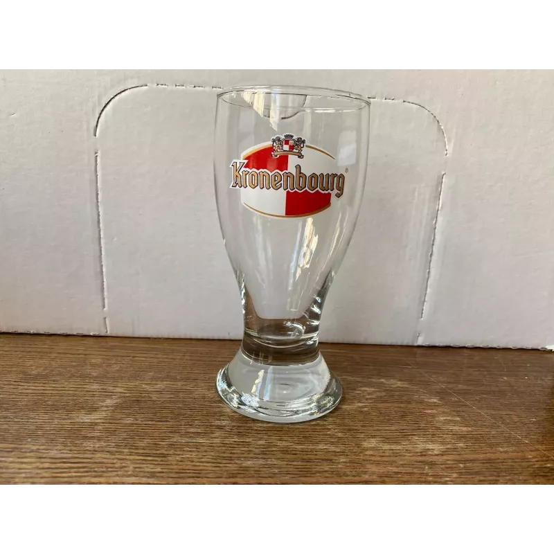 1 VERRE KRONENBOURG 15CL HT 14CM