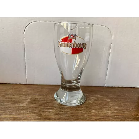 1 VERRE KRONENBOURG 15CL HT 14CM