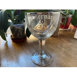 VERRE  EMAILLE SAINT BERNARD WATOU 33CL HT 17.60CM