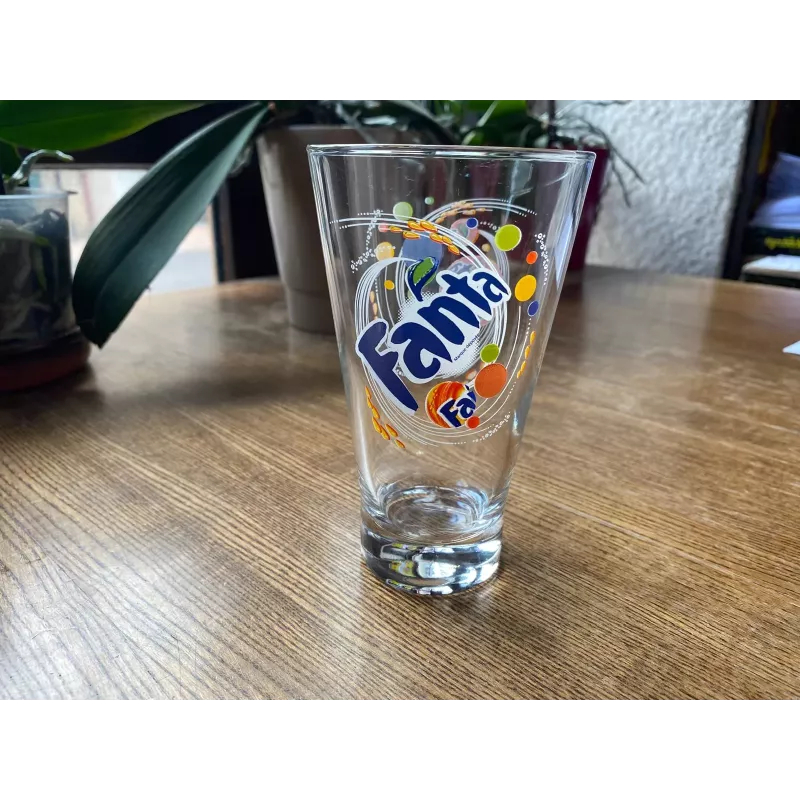 5 VERRES FANTA 35CL HT.14CM