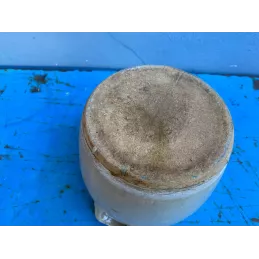 ANCIEN POT EN GRES DIAMETRE 15CM  HT 21CM