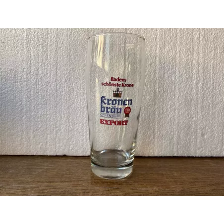 1 VERRE KRONEN BRAU  50CL HT 18.50CM
