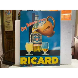 TRES GRAND GLASSOID RICARD 61CM X44.50CM