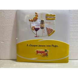 1 TOLE PAGO BOMBEE  39.50CM X39.50CM ANNEE 2006
