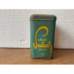 BOITE CACAO SUCHARD 7.40CM X7.40CM  HT 12.50CM