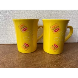 2 MUGS LIPTON  HT 10CM