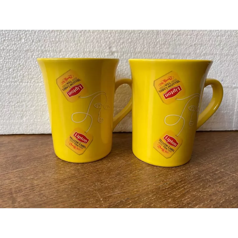 2 MUGS LIPTON HT 10CM 2 MUGS LIPTON HT 10CM