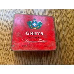 BOITE  GREYS-VIRGINIA  FILTER  8.50CM X7.50CM X 1.70CM