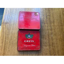 BOITE  GREYS-VIRGINIA  FILTER  8.50CM X7.50CM X 1.70CM