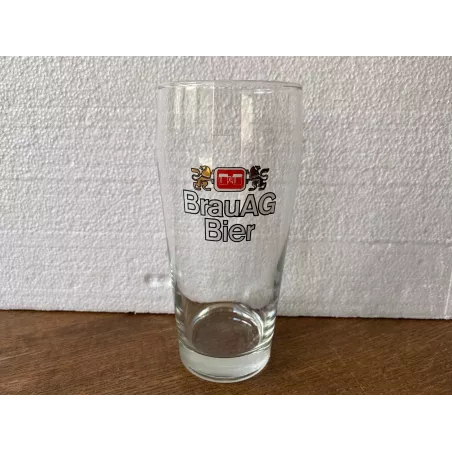 1 VERRE BRAUAG BIER 50CL HT 17.70CM