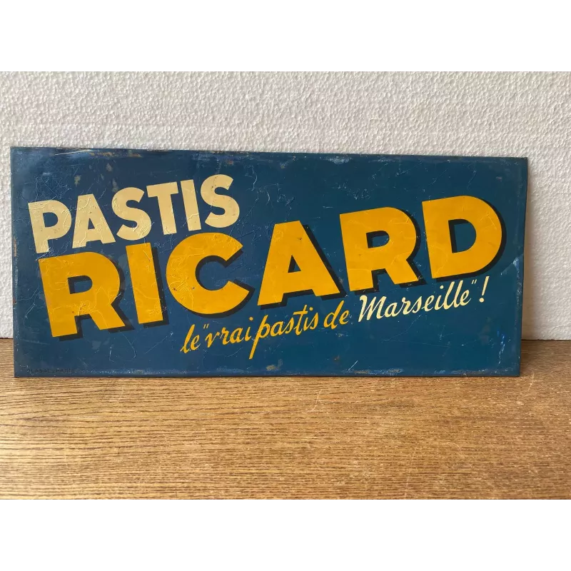 TOLE RICARD  LE VRAI PASTIS DE MARSEILLE  35.50CMX15.50CM