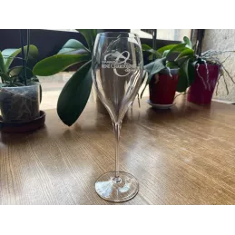 6 FLUTES  CHAMPAGNE  RENE CHARDONNET&FILS 17CL HT 20.40CM
