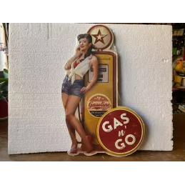 TOLE GASOLINE  50CM X29CM