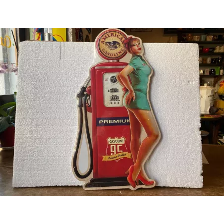 TOLE  GASOLINE AMERICAN PREMIUM 56.50CM X28CM