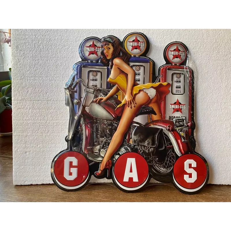 TOLE  AMERI-GAS  42CM X42CM