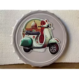TOLE CAPSULE  LE SCOOTER  DIAMETRE 42CM REBORD 4CM