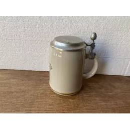 CHOPE  SIXEN-BRAU EN GRES 50CL  AVEC SON COUVERCLE