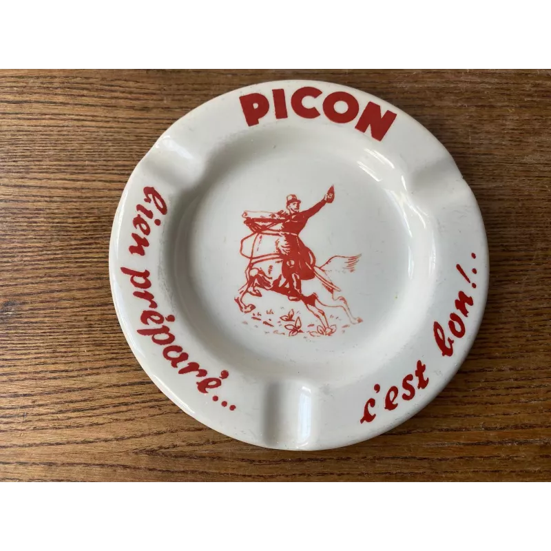 CENDRIER PICON  DIAMETRE 14CM