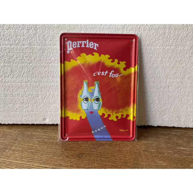 TOLE PERRIER C'EST FOU 21CM X15CM EDITIONS CLOUET TOLE PERRIER C'EST FOU 21CM X15CM EDITIONS CLOUET