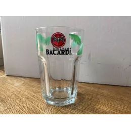 6 VERRES BACARDI  33CL HT 12.20CM