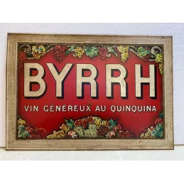 TOLE LITHO  BYRRH  48.50CM X33.50CM