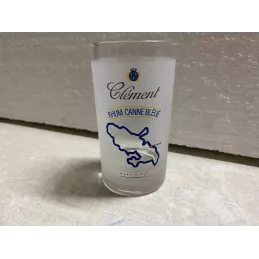 1 VERRE RHUM CLEMENT  HT 10CM