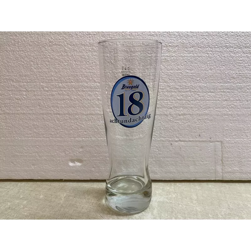 1 VERRE BRAUGOLD 40CL HT 21.20CM 1 VERRE BRAUGOLD 40CL HT 21.20CM