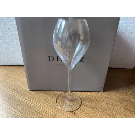 6 FLUTES CHAMPAGNE  DEUTZ HT 20.50CM