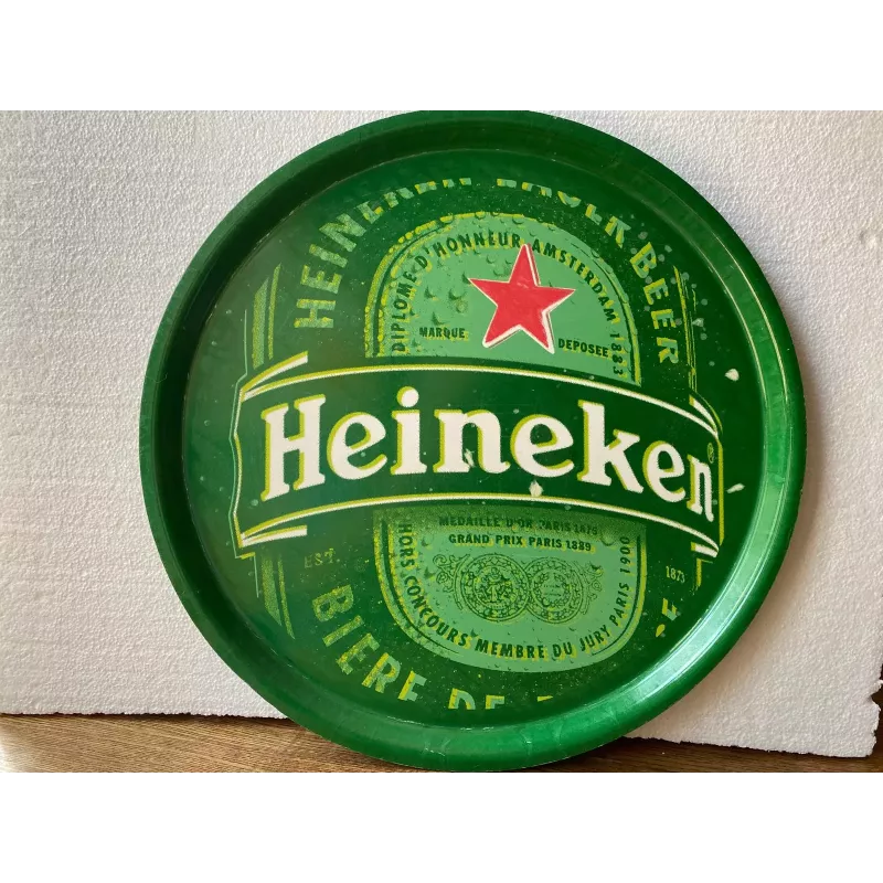PLATEAU HEINEKEN  DIAMETRE 43CM