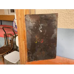 PLAQUE EMAILLEE BIERE NEMOS  60CM X40CM