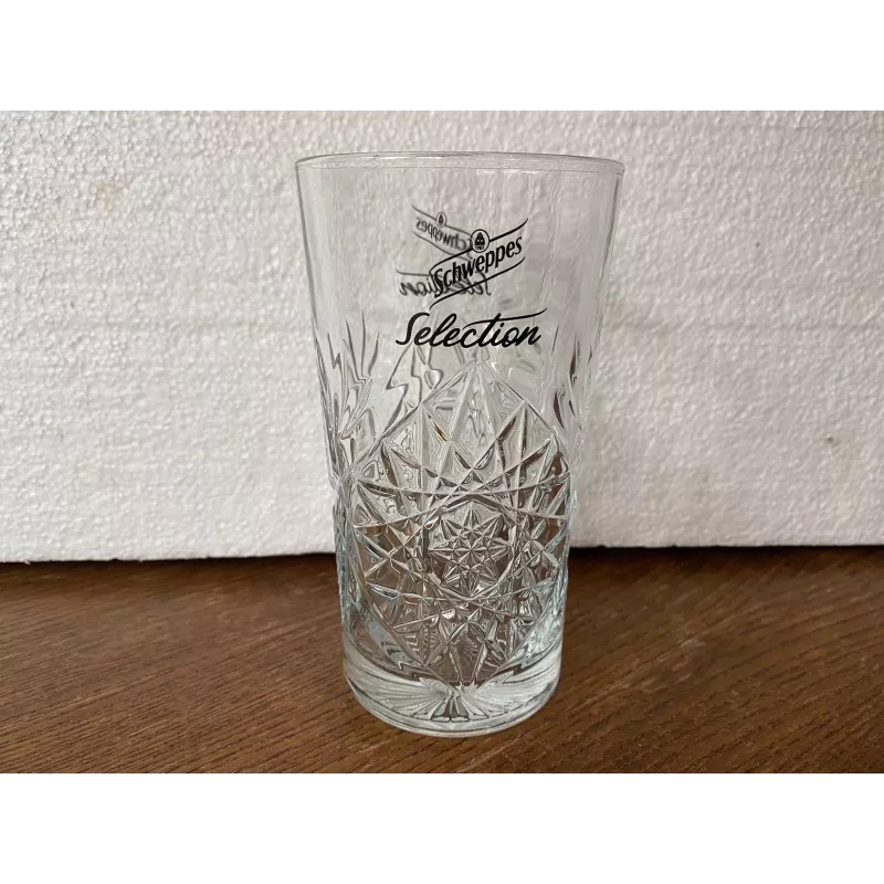 6 VERRES SCHWEPPES  EXPORT 30CL HT 14.20CM