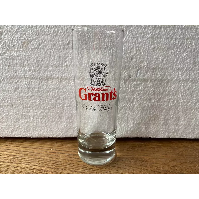 6 VERRES GRANT'S WILLIAM  TUBO 22CL HT 15.20CM