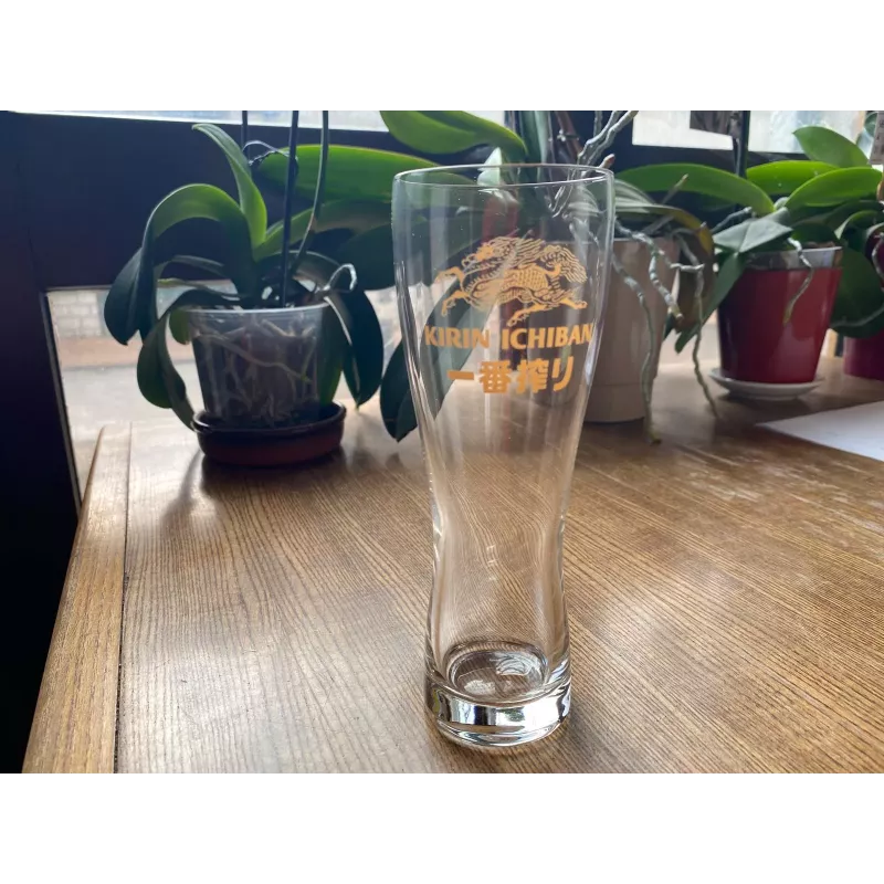6 VERRES KIRIN  ICHIBAN 25CL HT 17.50CM